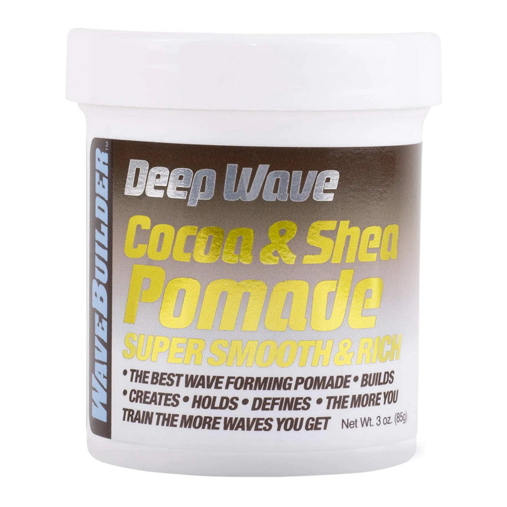 Wave Builder Super Smooth And Rich Hair Pomade, Cocoa and Shea, 3 Oz